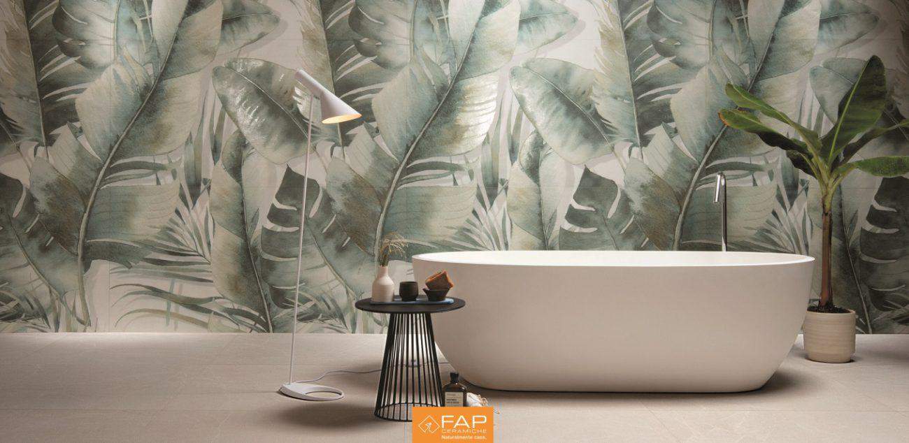 Amenajare baie cu gresie si faianta Fap Ceramiche - magazin Gada Ceramic