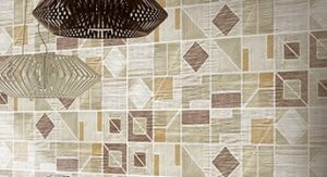 Baie amenajata cu faianta decorata Lipari Dom Ceramiche