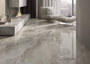 Gresie portelanata SUPERGRES purity of marble amenajare living elegant greige