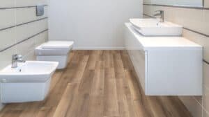 Parchet Dureco Oak Roman Brown A14 Ter Hurne amenajare baie moderna
