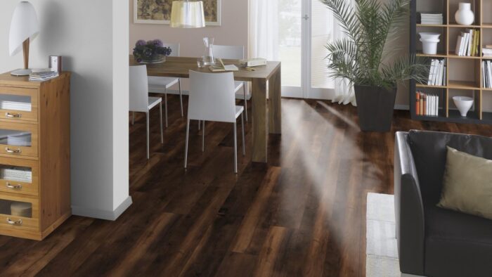 Parchet Dureco Oak Cuba Brown A16 Ter Hurne amenajare living modern detaliu