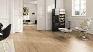 Parchet Laminat Stejar Cream Beige H07 Ter Hurne amenajare living detaliu