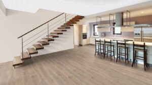 Parchet Laminat Oak American Dinners T15 amenajare bucatarie moderna