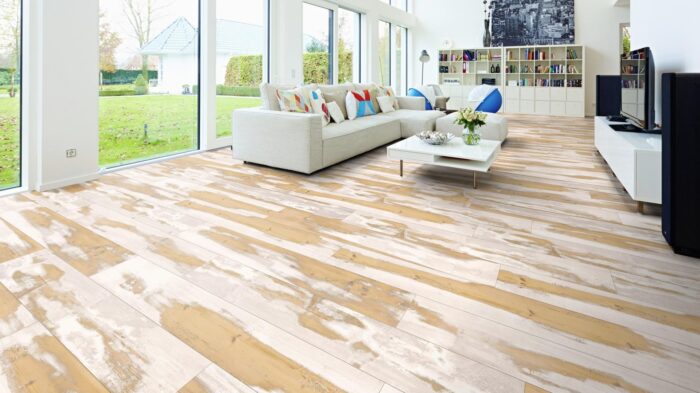 Parchet Avatara Pin Xara W03 amenajare living modern