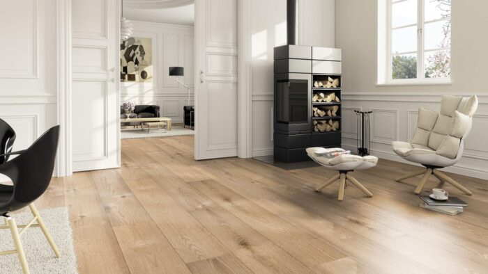 Parchet Avatara Stejar Sirius W15 amenajare living detaliu