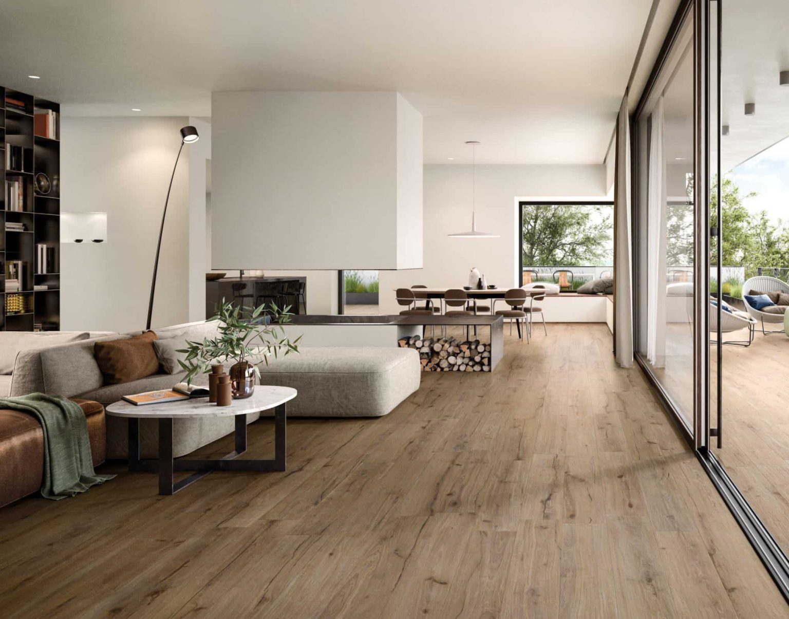 Gresie tip Parchet Ekho Interior Exterior