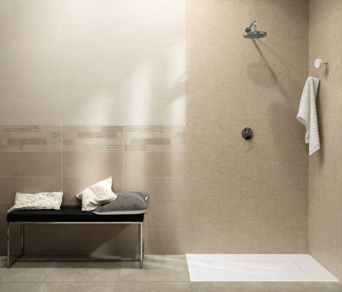 Faianta Concretus Beige 25x60 cm amenajare baie