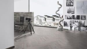 LY07 Parchet Laminat Herringbone Oak Igloo
