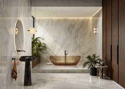 Baie cu lastre ceramice Onice Iride