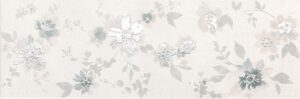 Faianta decorata fap decomore flower white_25x75 cm