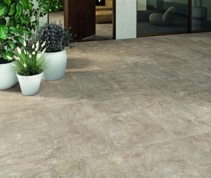 Gresie portelanata Keope Percorsi Frame imperiale Walnut