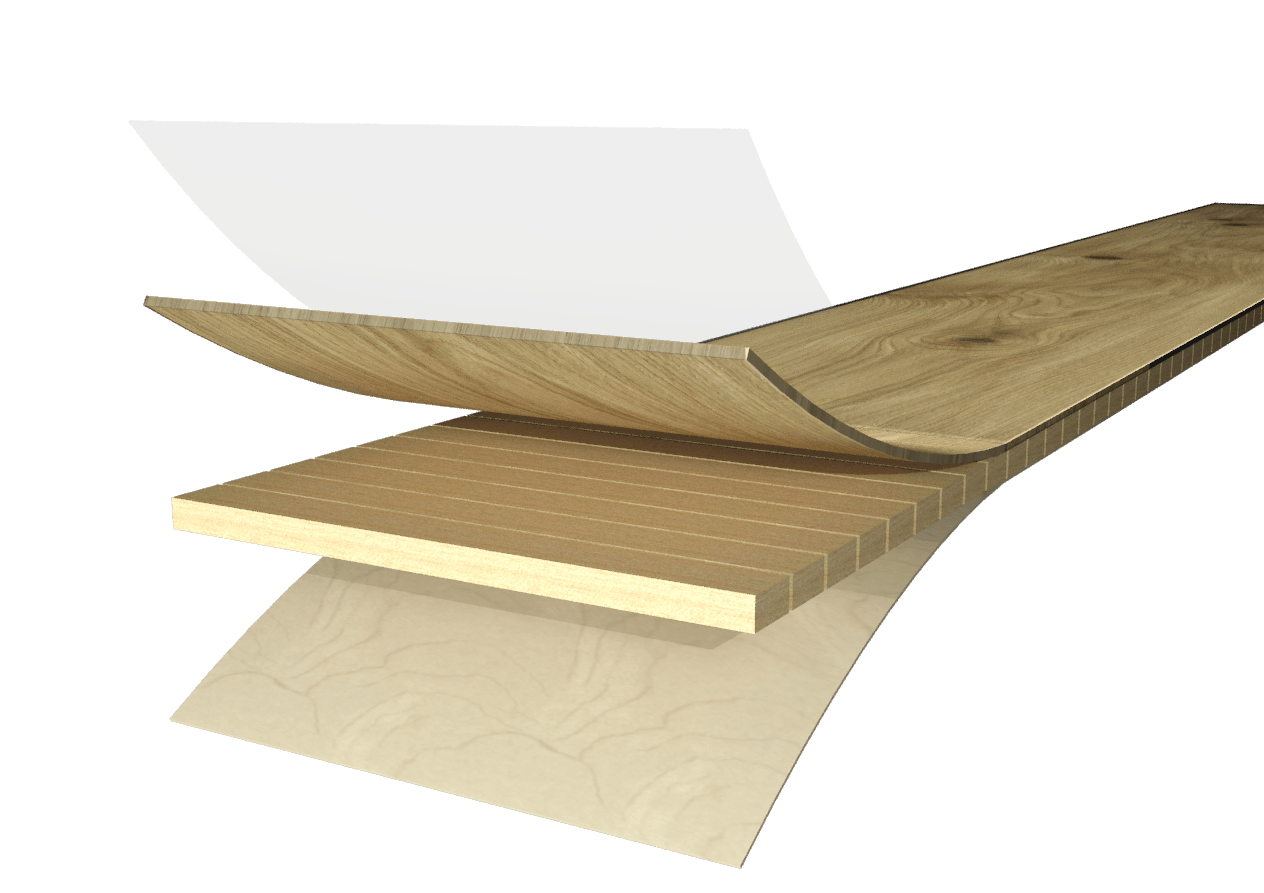 Parchet triplustratificat din lemn
