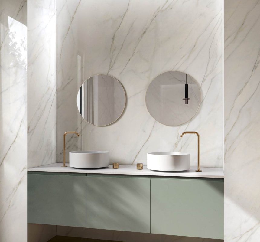 Baie cu faianta tip marmura Purity Elite