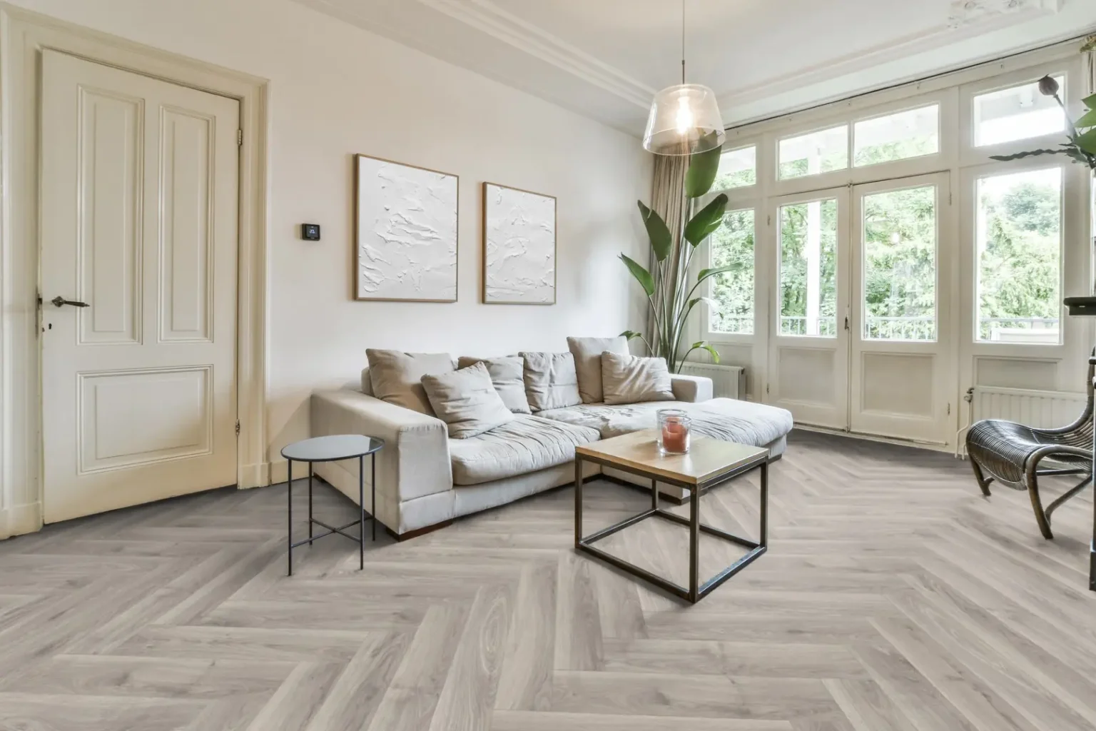 Parchet Laminat Herringbone Oak Atelier