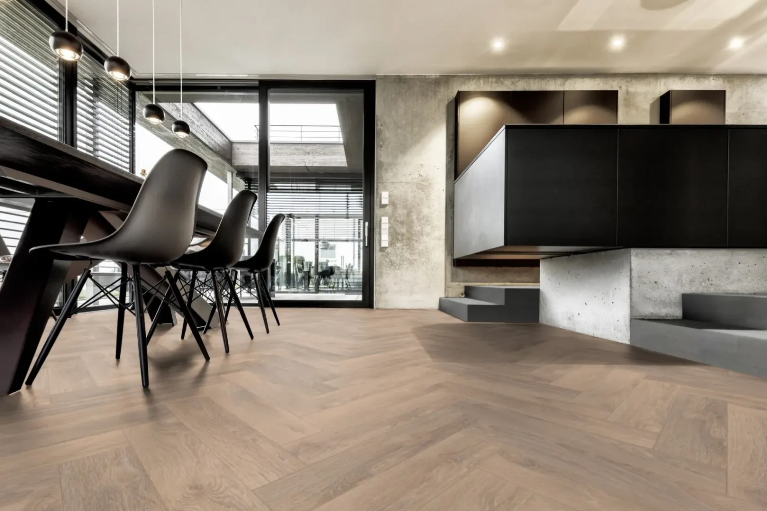 Parchet Laminat Herringbone Oak Chalet