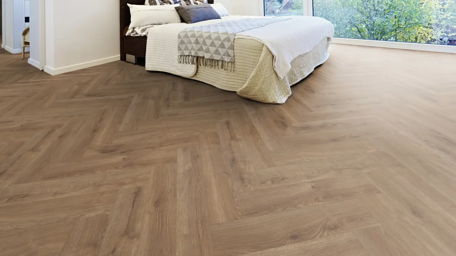 Parchet Laminat Herringbone Oak Lodge