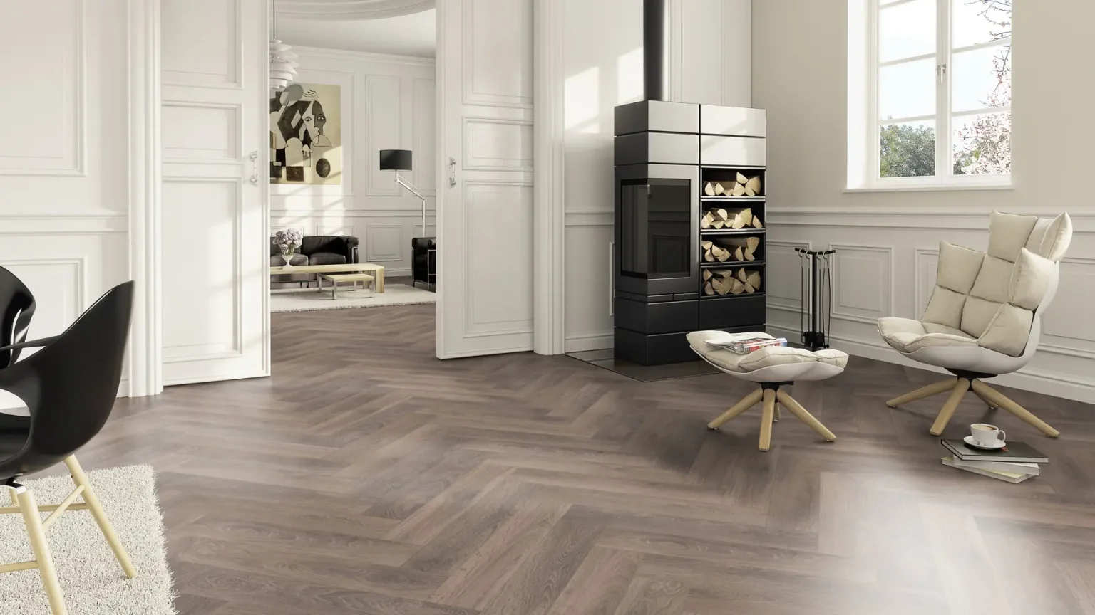 Parchet Laminat Herringbone Oak Suite