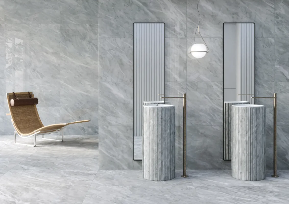 Baie-moderna-total-look-cu-gresie-portelanata-Keope Versilia_nuvolato grey_Gada-Ceramic