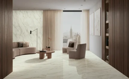 Living cu Gresie Calacatta Splendido EK