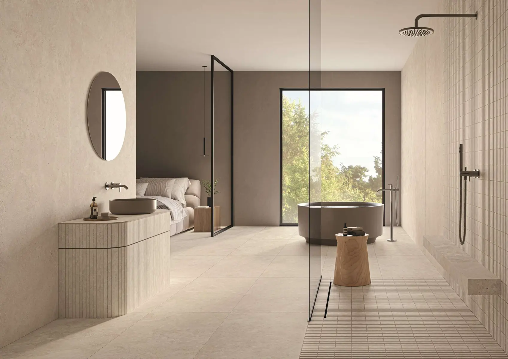 Gresie Tip Travertin Trevi Cross Cut - imagine 2