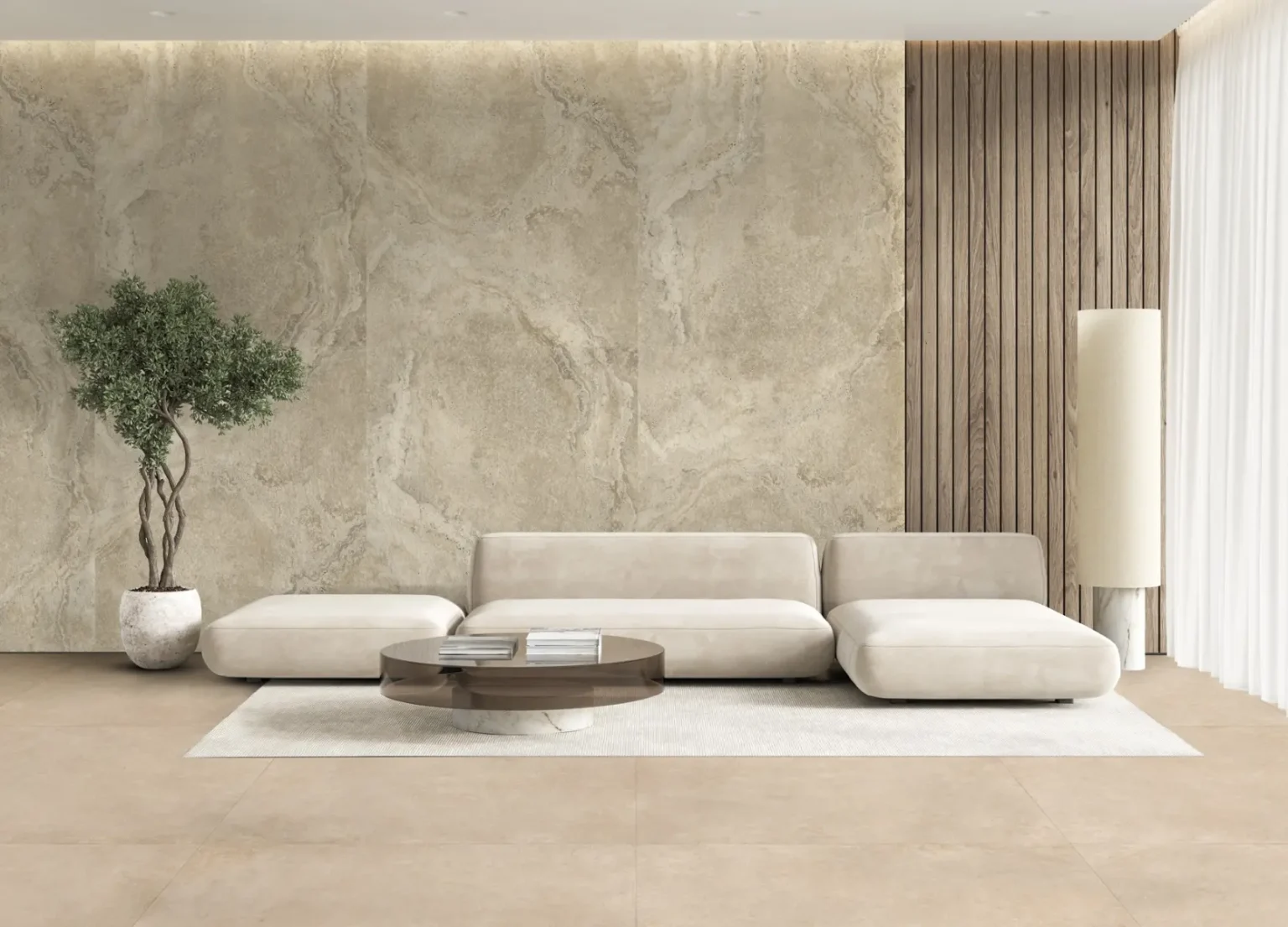 Dormitor Modern cu Gresie Navona Soft