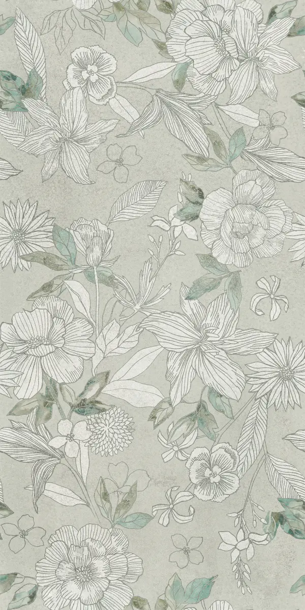 Gresie-decorata-wallart-lily-60X120
