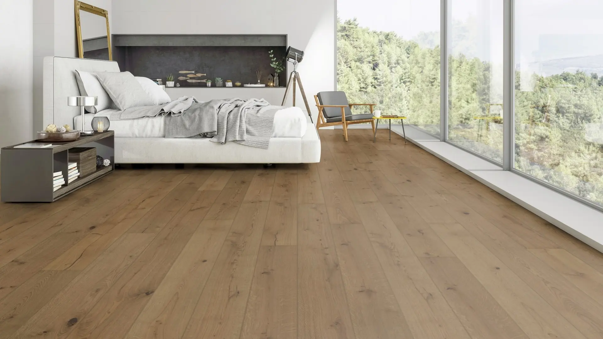 Parchet_triplustratificat_din_lemn_Stejar_St. James_2390x200x14mm_pardoseala_dormitor_TerH_Gada_Ceramic_Bucuresti Parchet Triplustratificat Stejar St James - imagine 3