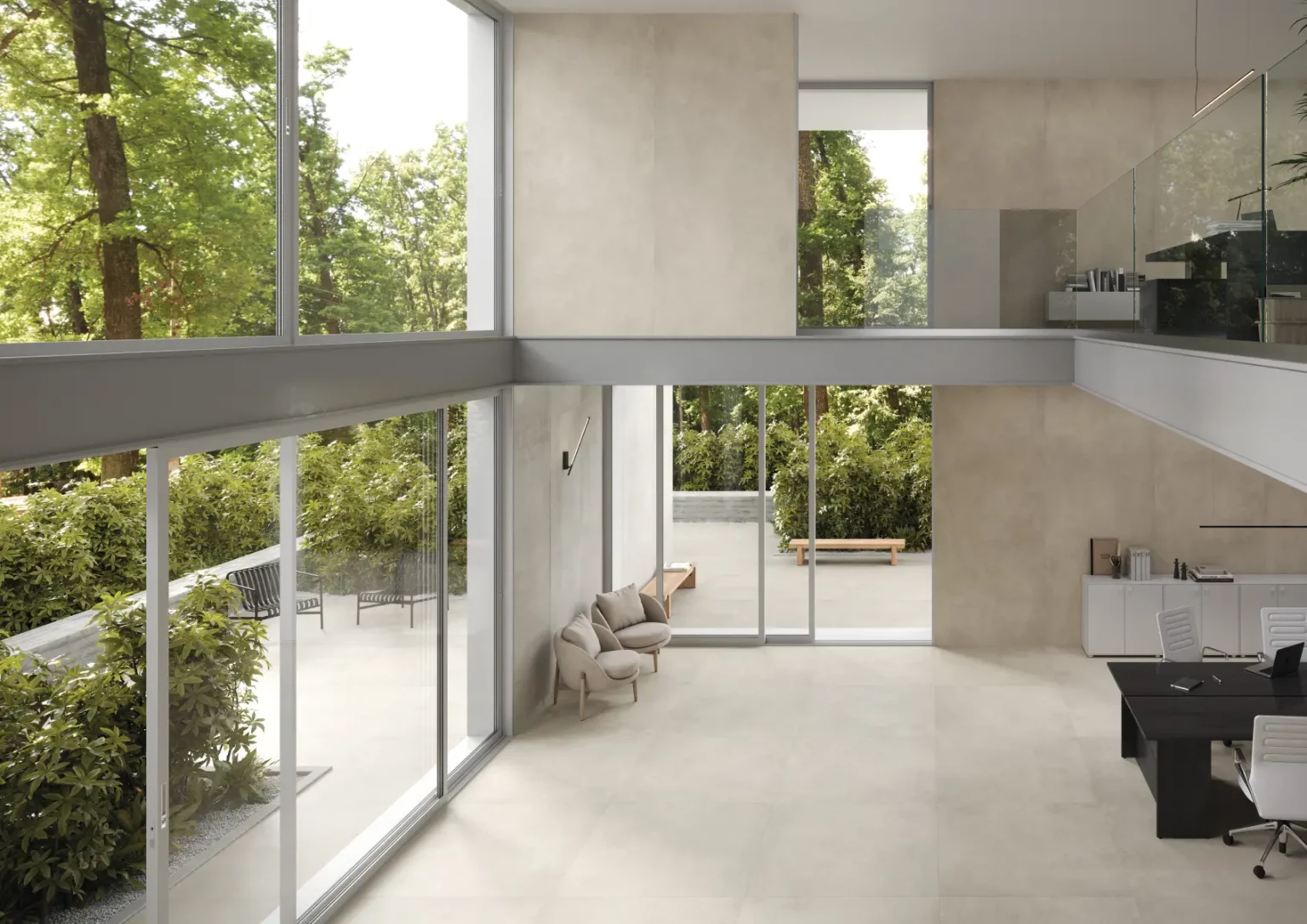 Terasă cu Gresie porțelanată Moov Up