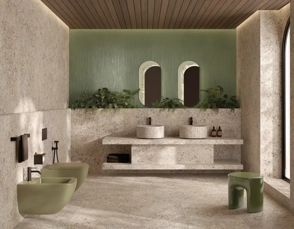 Baie cu Gresie Porțelanata Eclettica