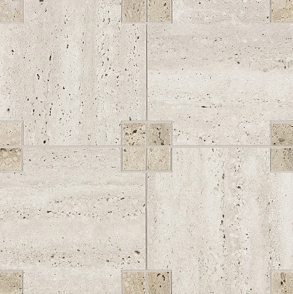 Decor_gresie_MATERIA CLASSICA BEIGE BIANCO ICON D MOSAICO 30X30