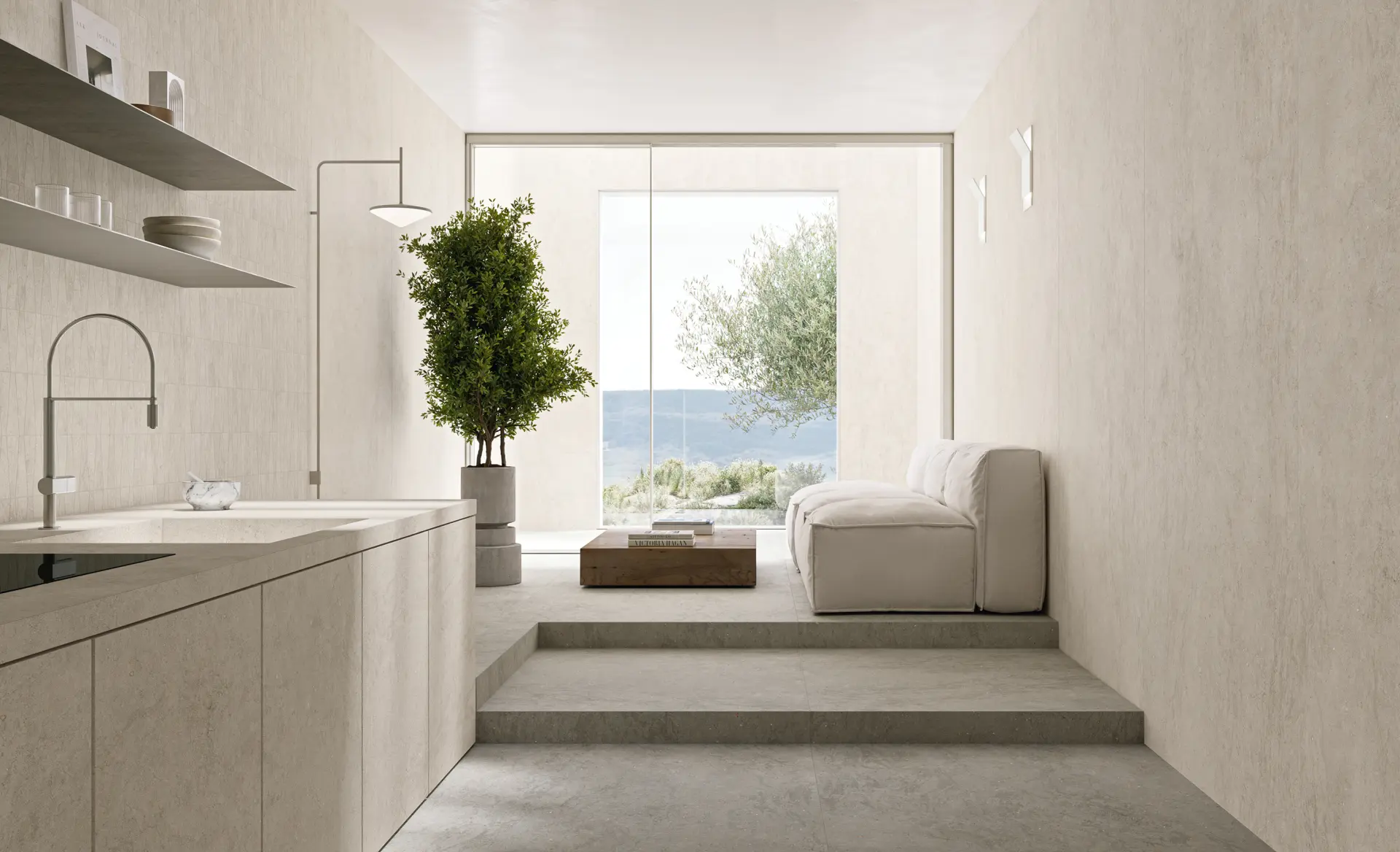 CANVE_BUCATARIE_GREVE_CRAIE Bucătărie cu Gresie Porțelanată Canve