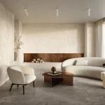 Living cu Gresie Porțelanată Dusk