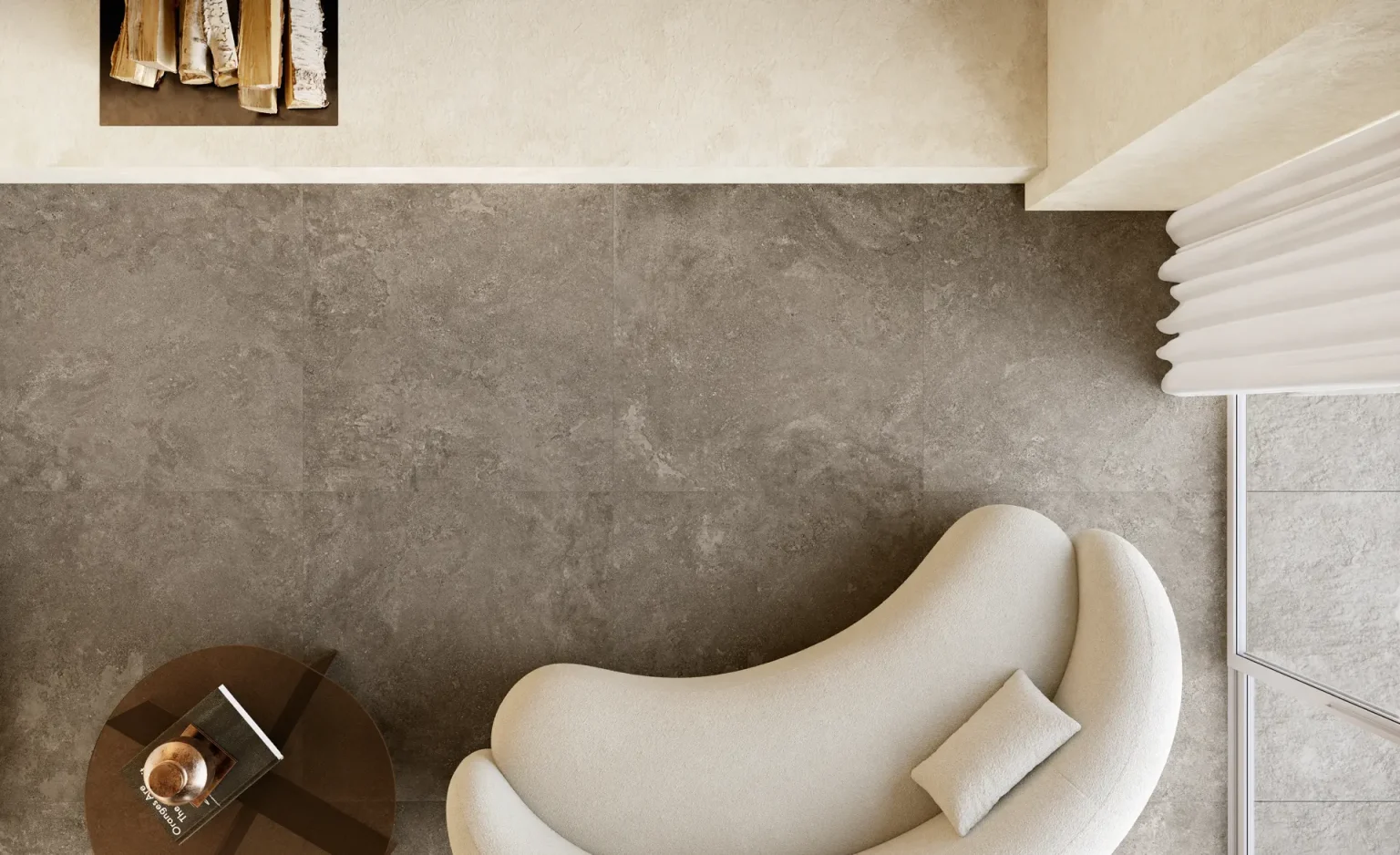 Living cu Gresie Porțelanată Dusk